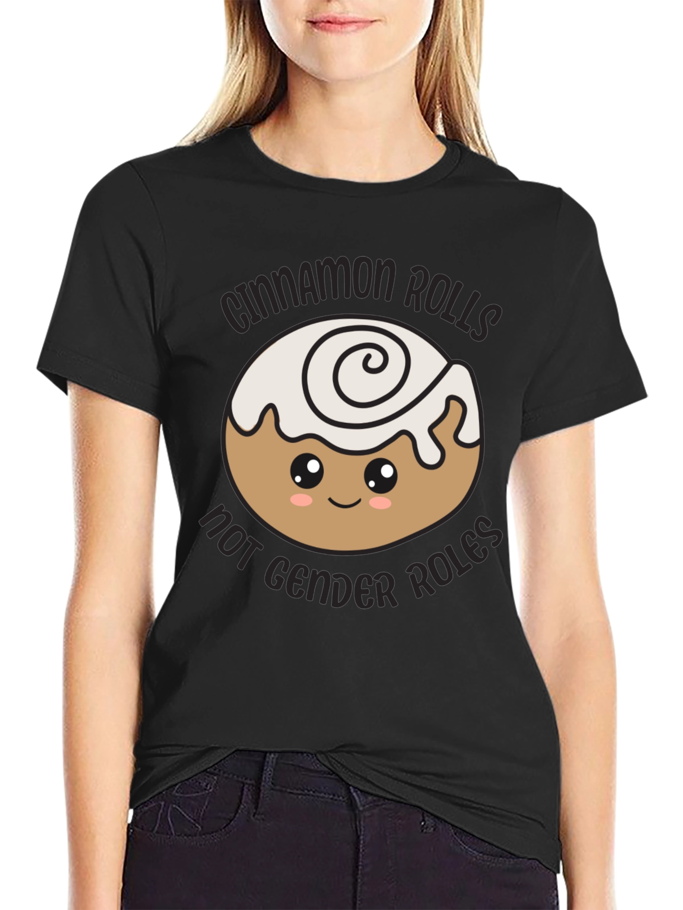 Cinnamon Rolls Not Gender Roles T-Shirt
