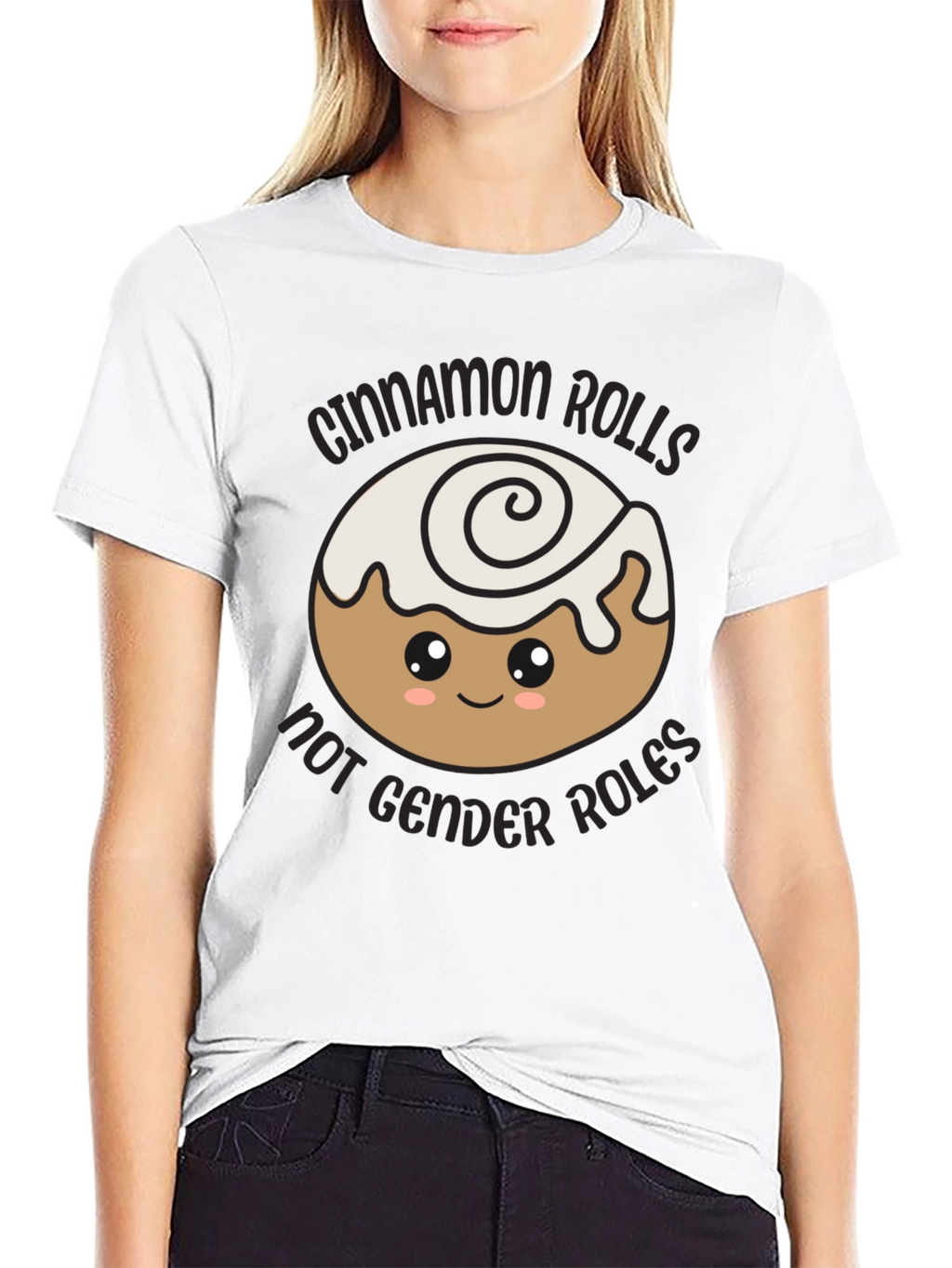 Cinnamon Rolls Not Gender Roles T-Shirt