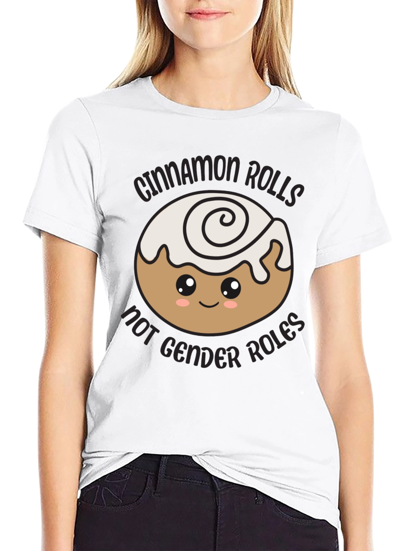Cinnamon Rolls Not Gender Roles T-Shirt