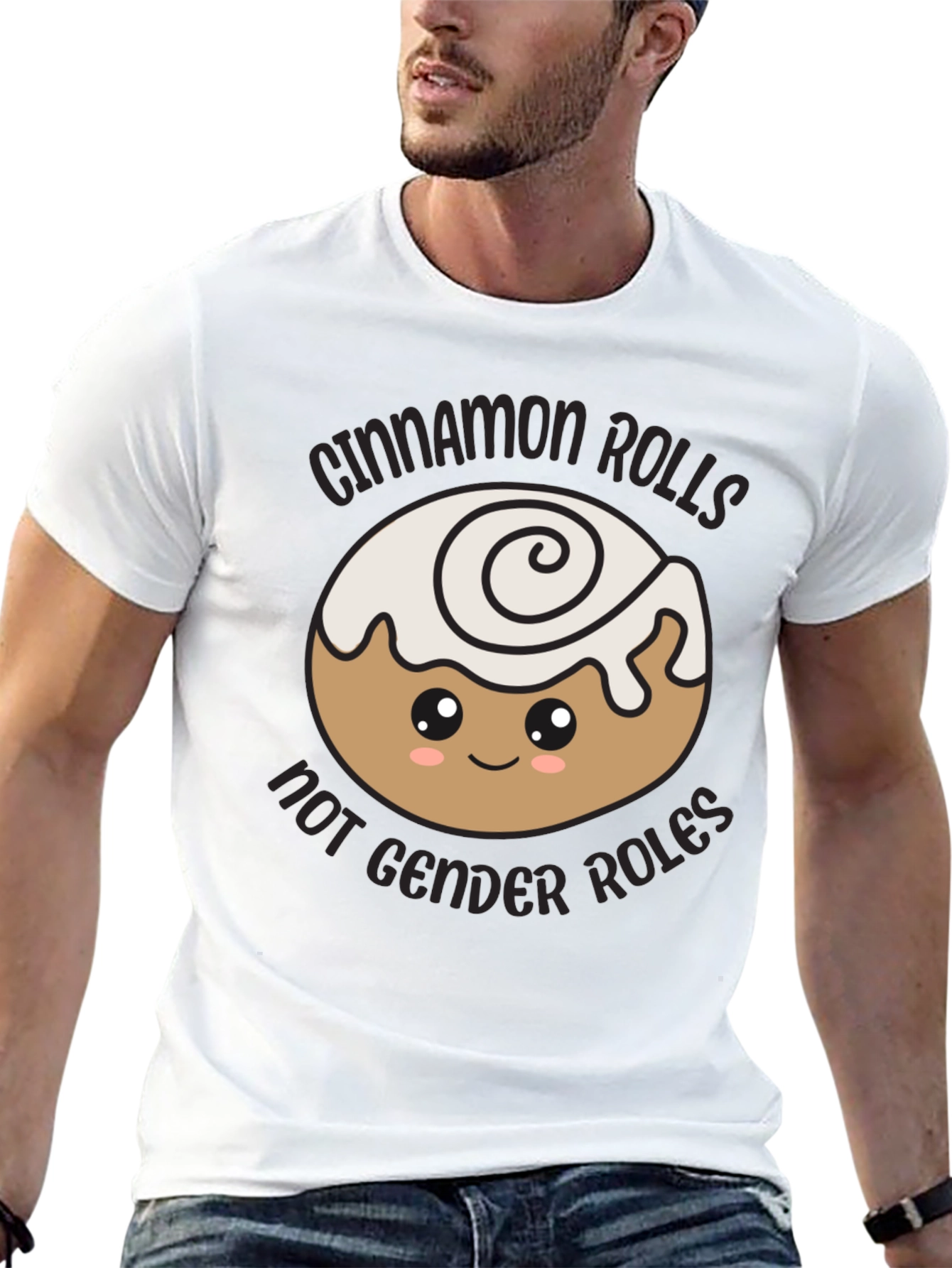 Cinnamon Rolls Not Gender Roles T-Shirt
