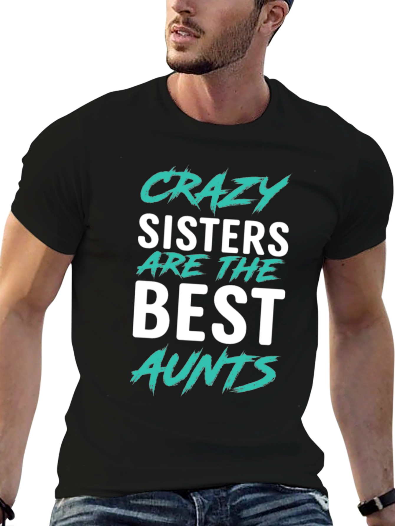 Crazy Sisters Best Aunts Graphic T-Shirt