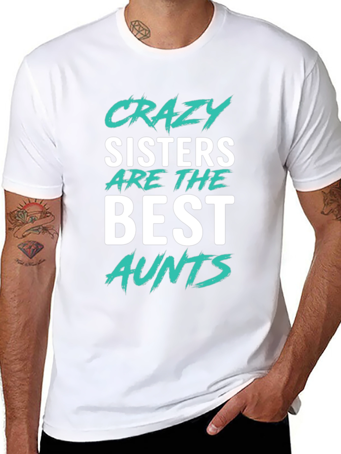 Crazy Sisters Best Aunts Graphic T-Shirt