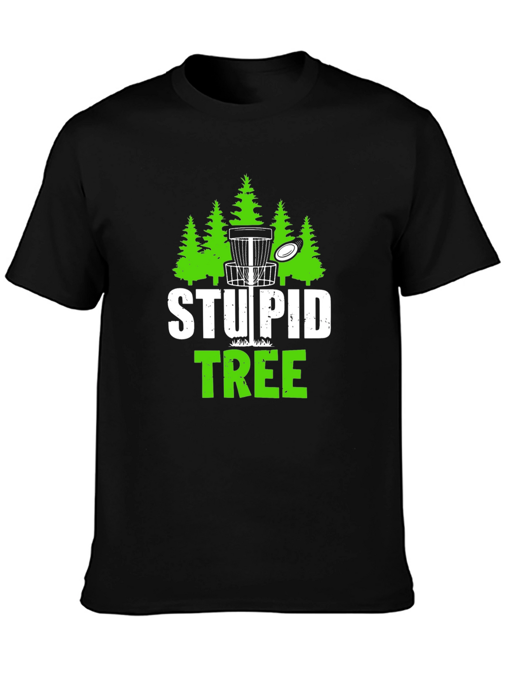 Stupid Tree Disc Golf Graphic T-Shirt