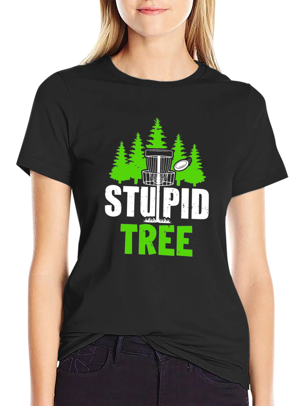 Stupid Tree Disc Golf Graphic T-Shirt