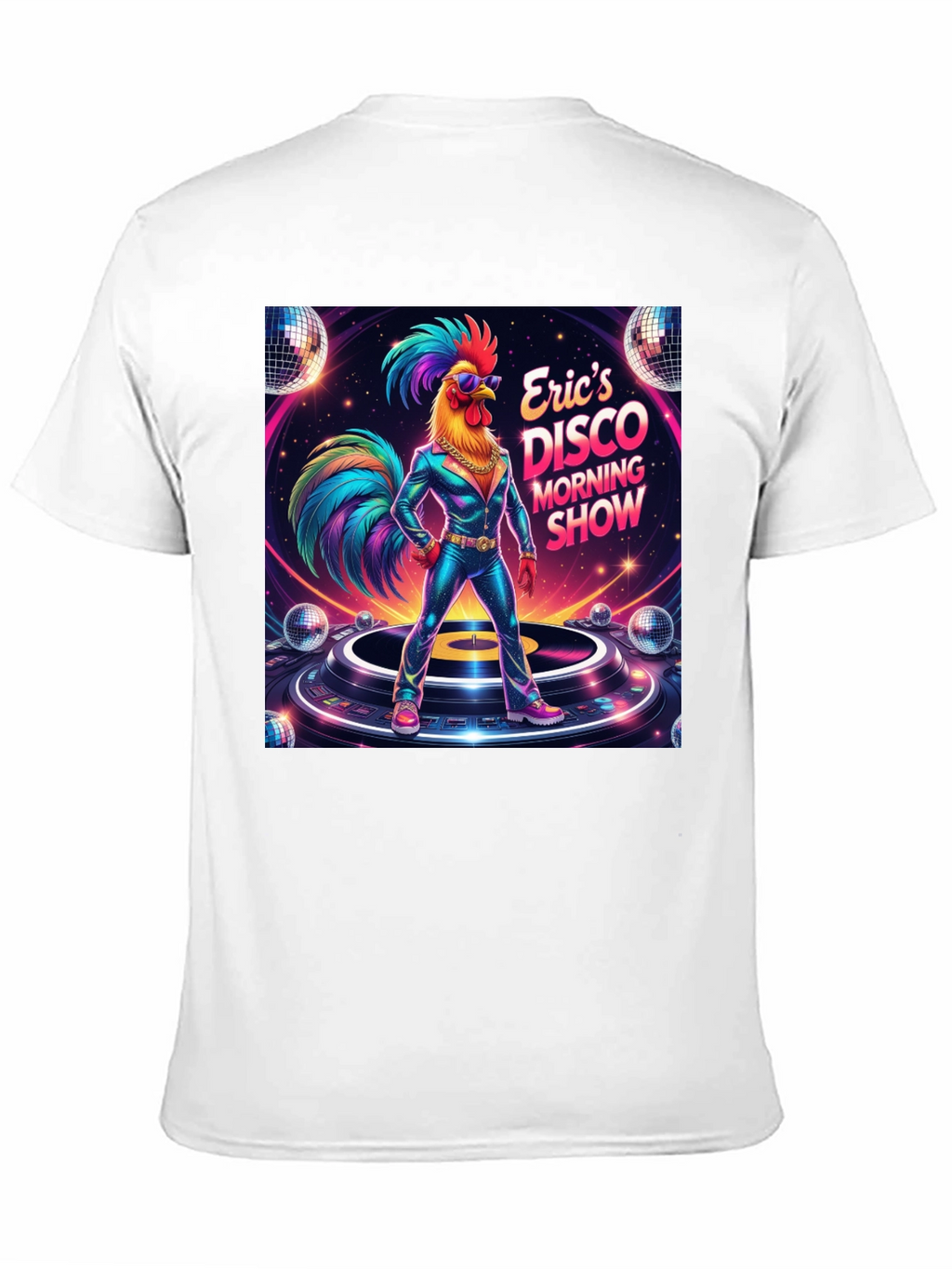 Erics Disco Morning Show Graphic T-Shirt