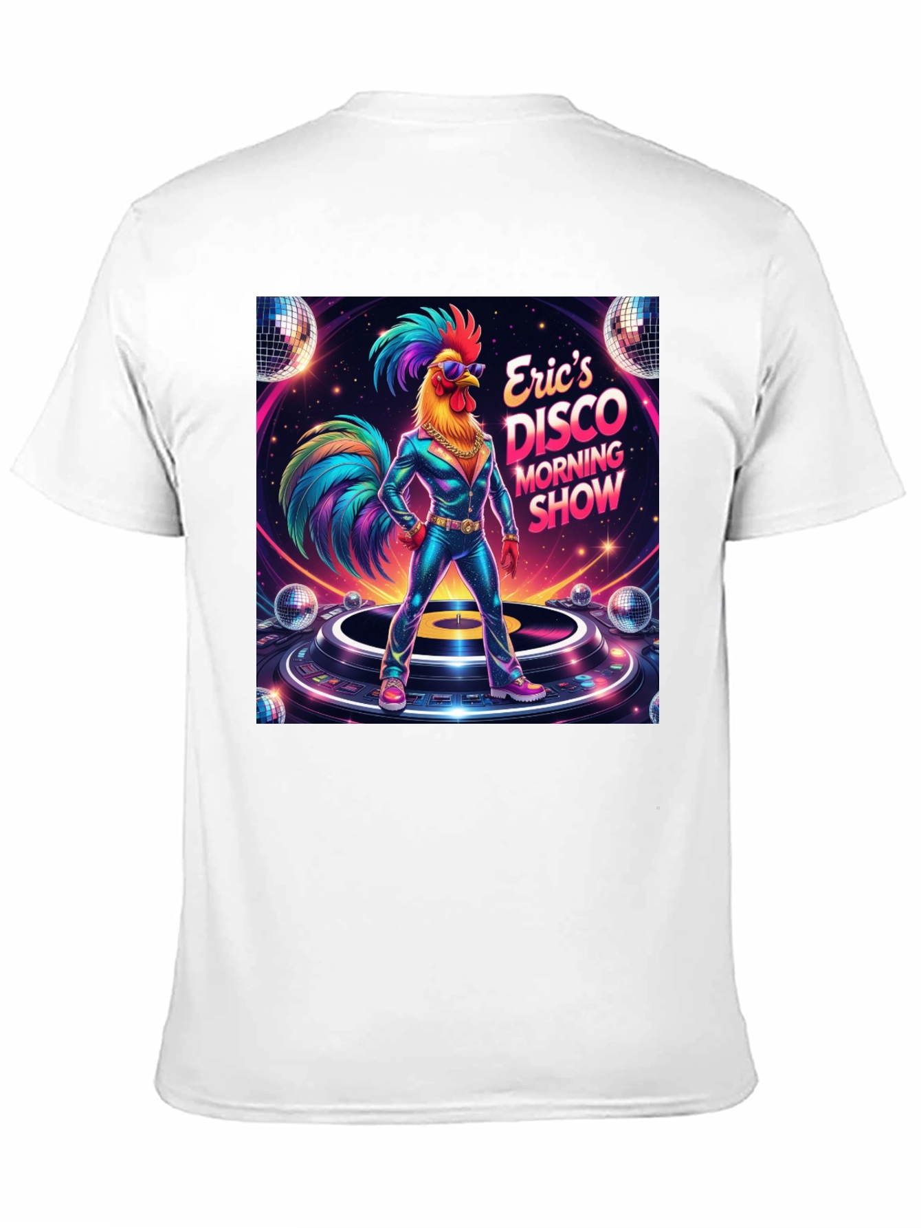 Erics Disco Morning Show Graphic T-Shirt
