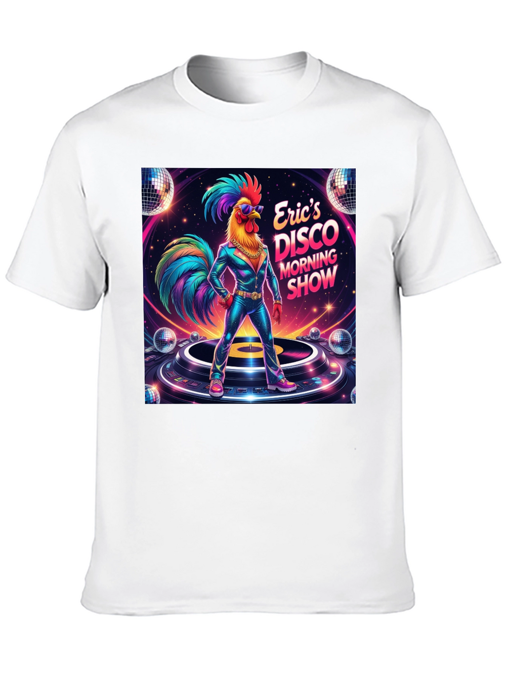 Erics Disco Morning Show Graphic T-Shirt