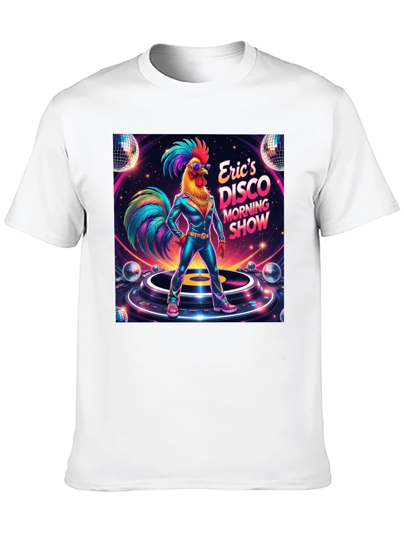 Erics Disco Morning Show Graphic T-Shirt