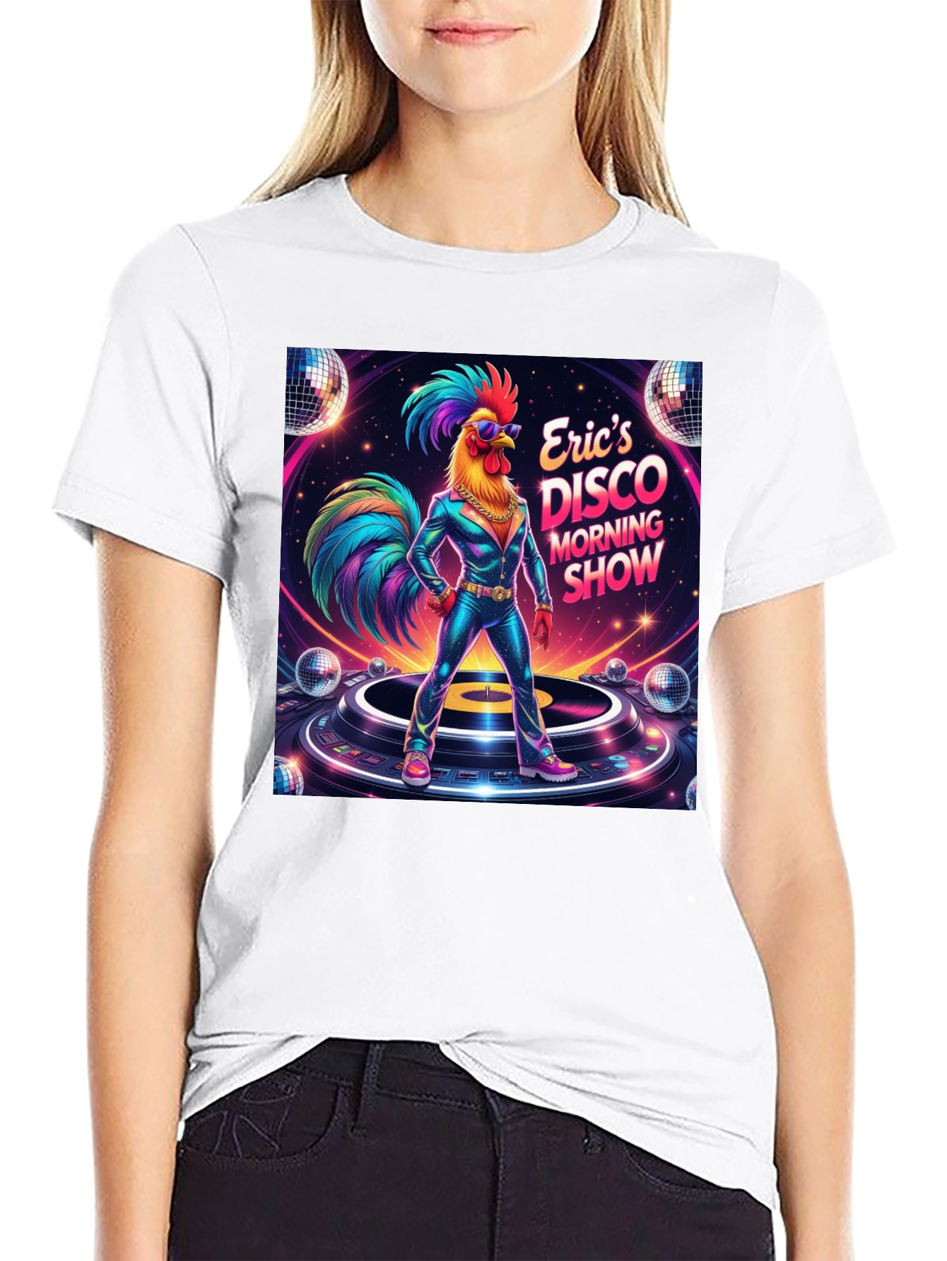 Erics Disco Morning Show Graphic T-Shirt