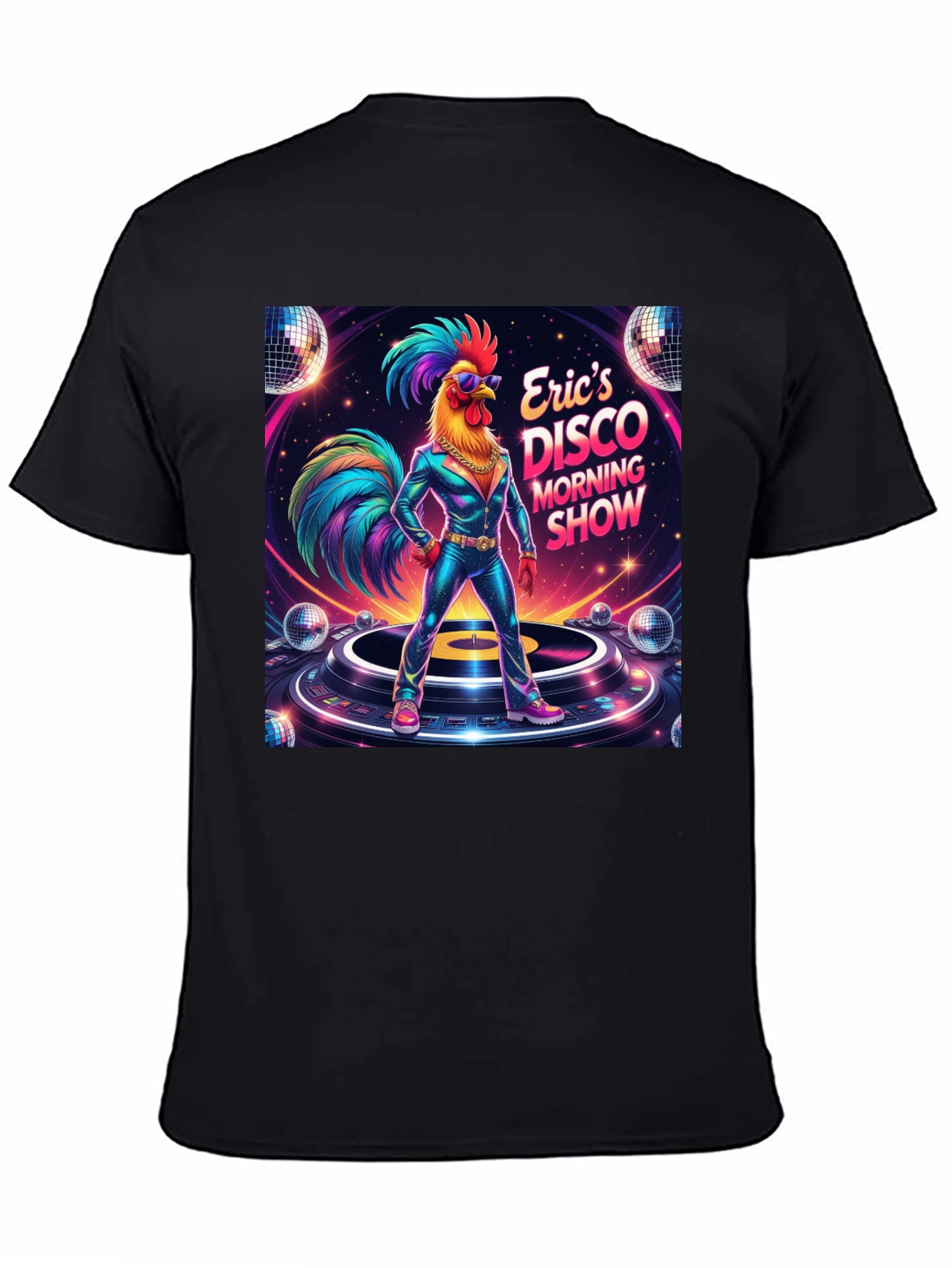 Erics Disco Morning Show Graphic T-Shirt