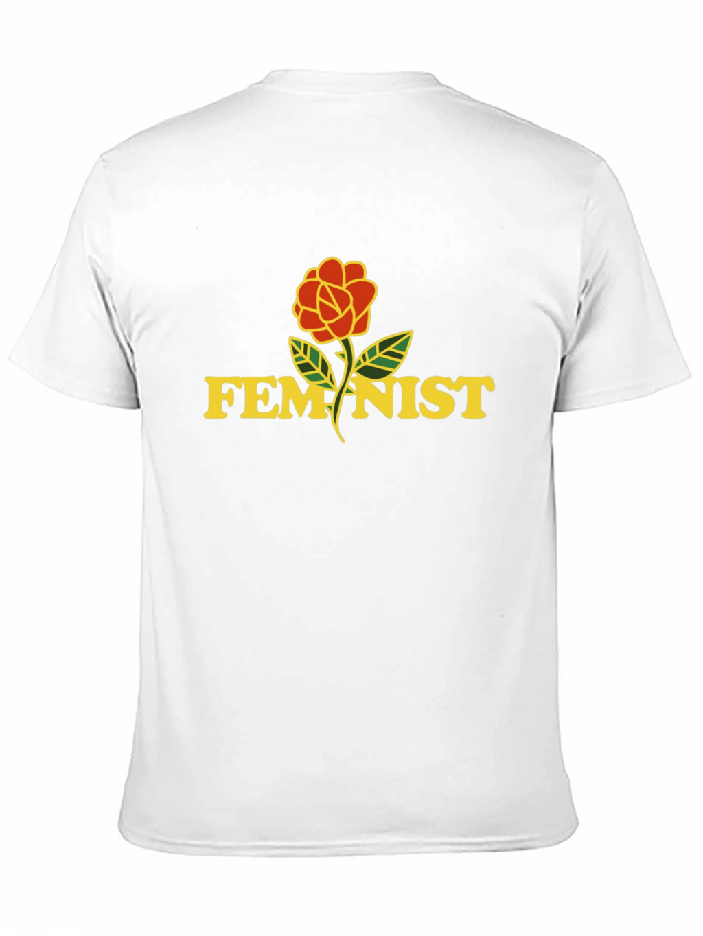 Feminist Rose Graphic T-Shirt - Unisex
