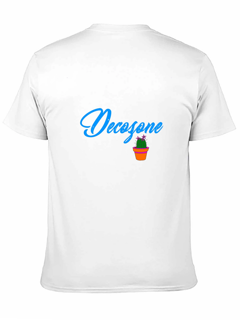 Decozone Black Cotton Graphic Tee