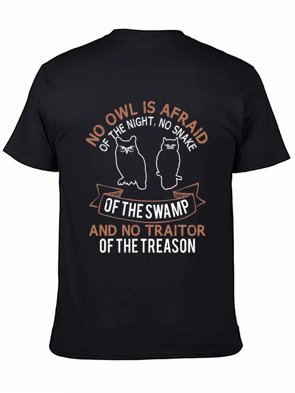 No Owl Is Afraid Mens Graphic T-Shirt