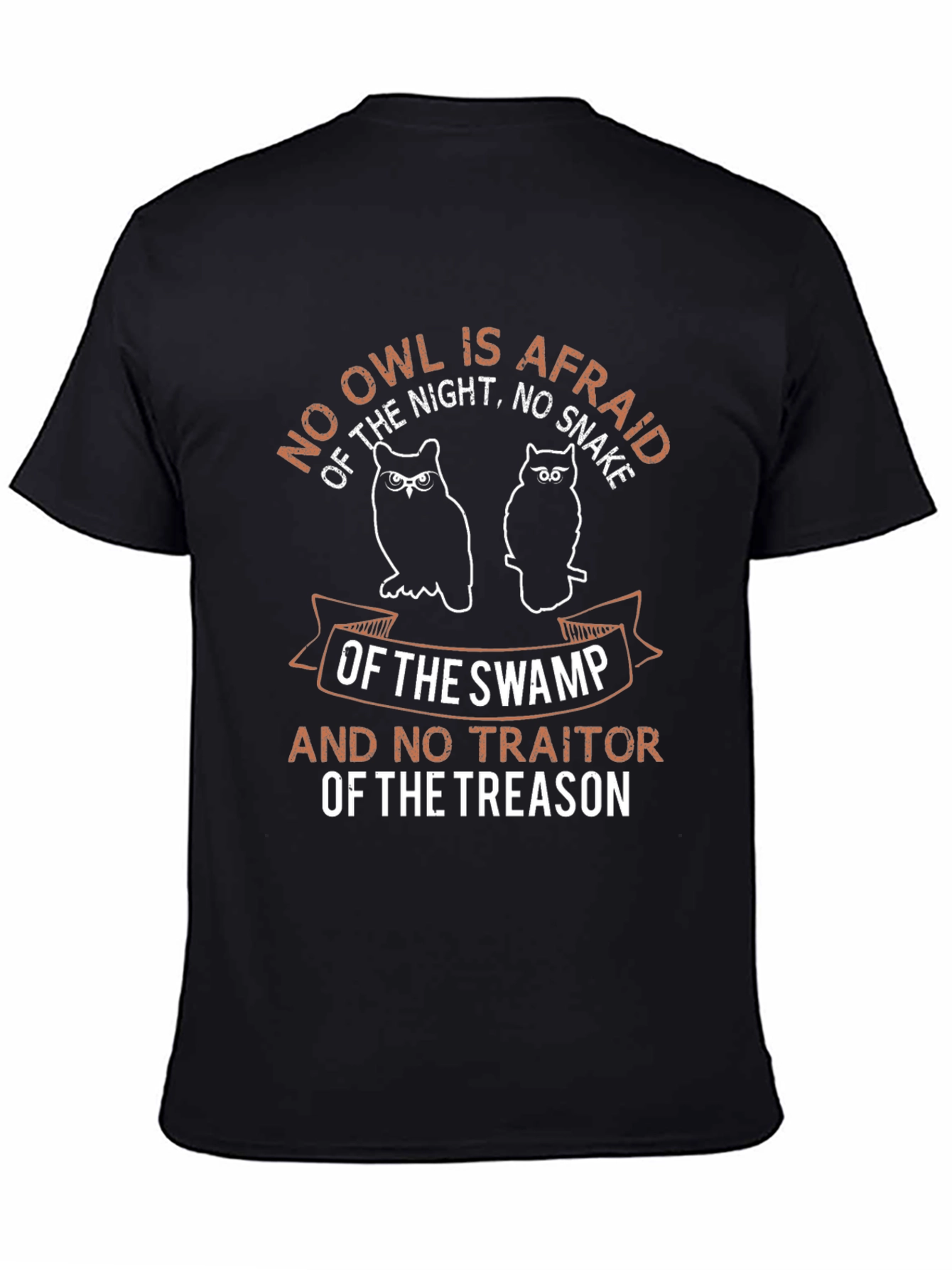 No Owl Is Afraid Mens Graphic T-Shirt