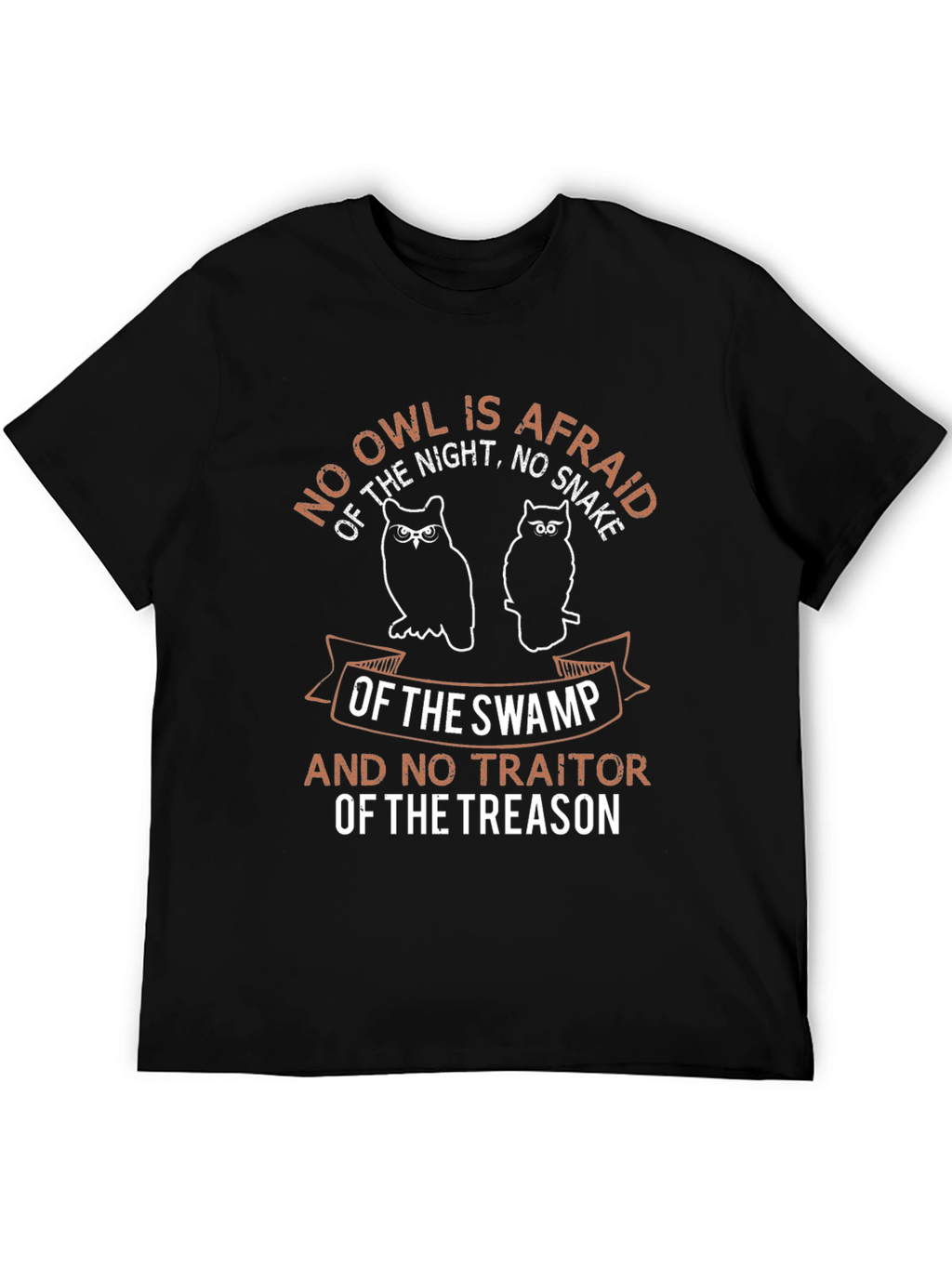 No Owl Is Afraid Mens Graphic T-Shirt