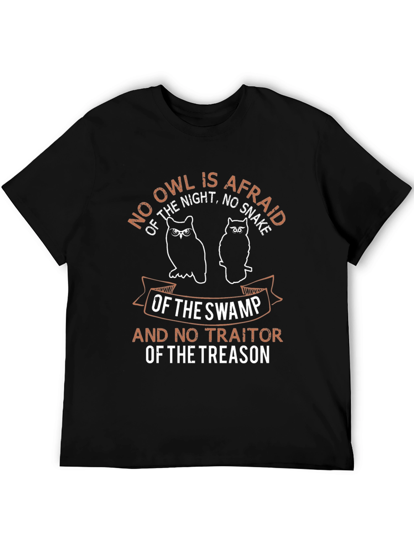 No Owl Is Afraid Mens Graphic T-Shirt