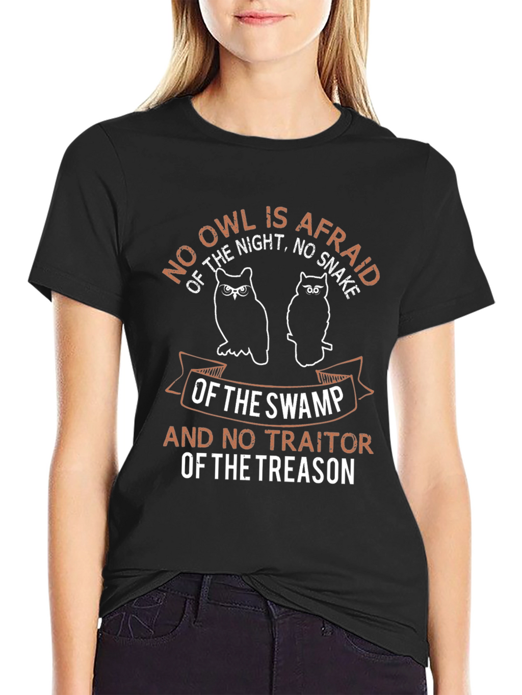 No Owl Is Afraid Mens Graphic T-Shirt