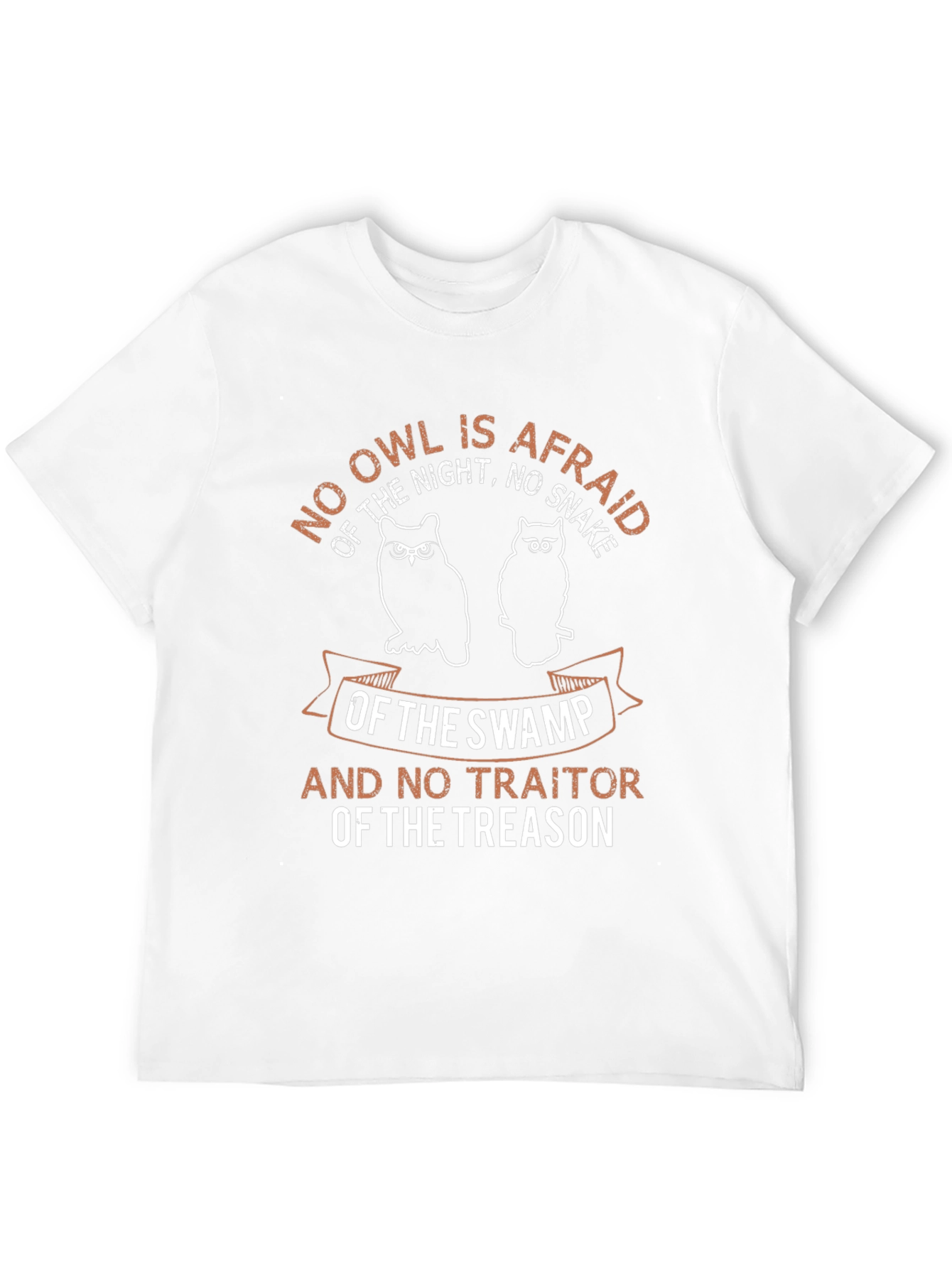No Owl Is Afraid Mens Graphic T-Shirt