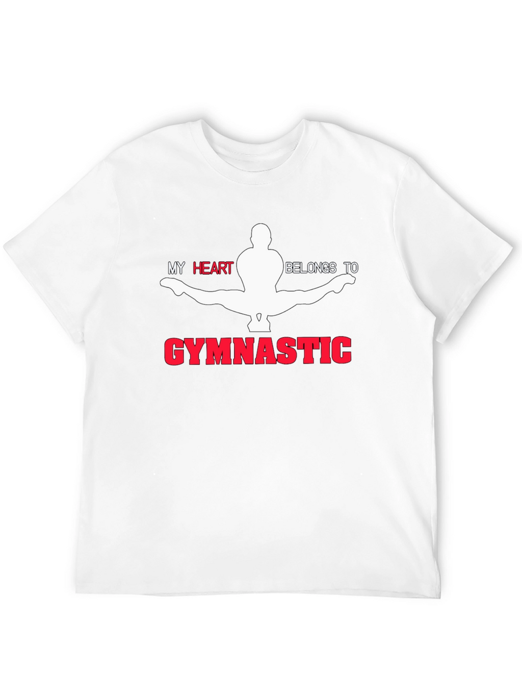 Gymnastic Heart T-Shirt - Perfect for Gymnastics Lovers
