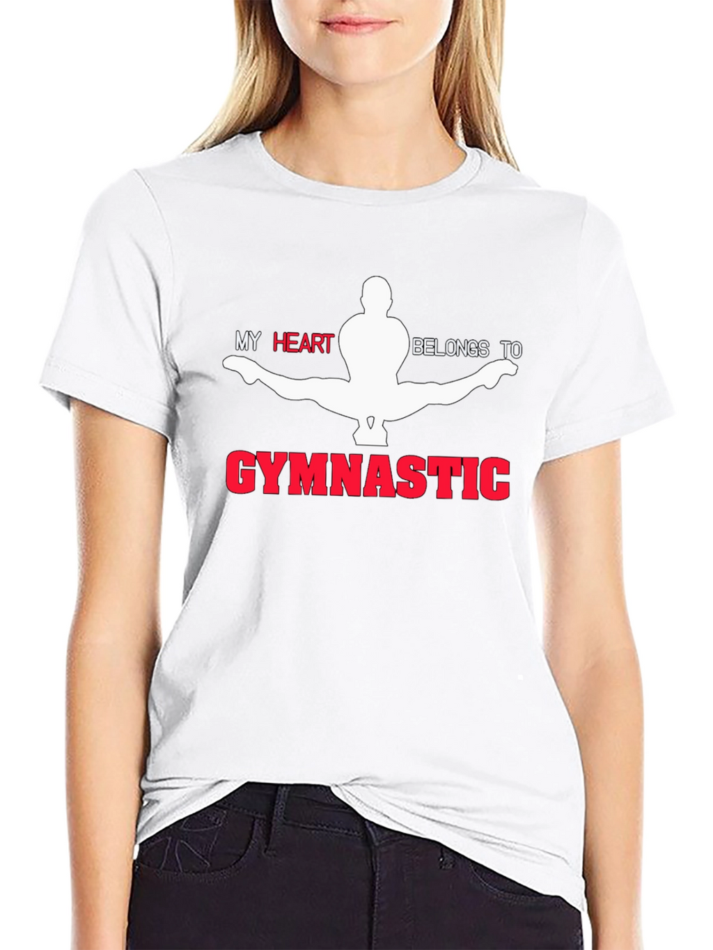 Gymnastic Heart T-Shirt - Perfect for Gymnastics Lovers