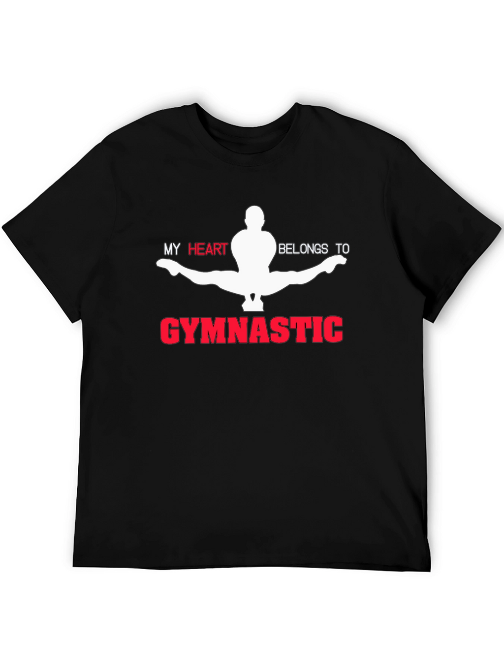 Gymnastic Heart T-Shirt - Perfect for Gymnastics Lovers