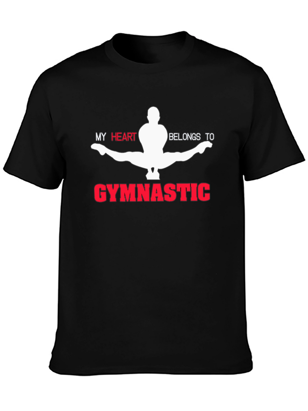Gymnastic Heart T-Shirt - Perfect for Gymnastics Lovers