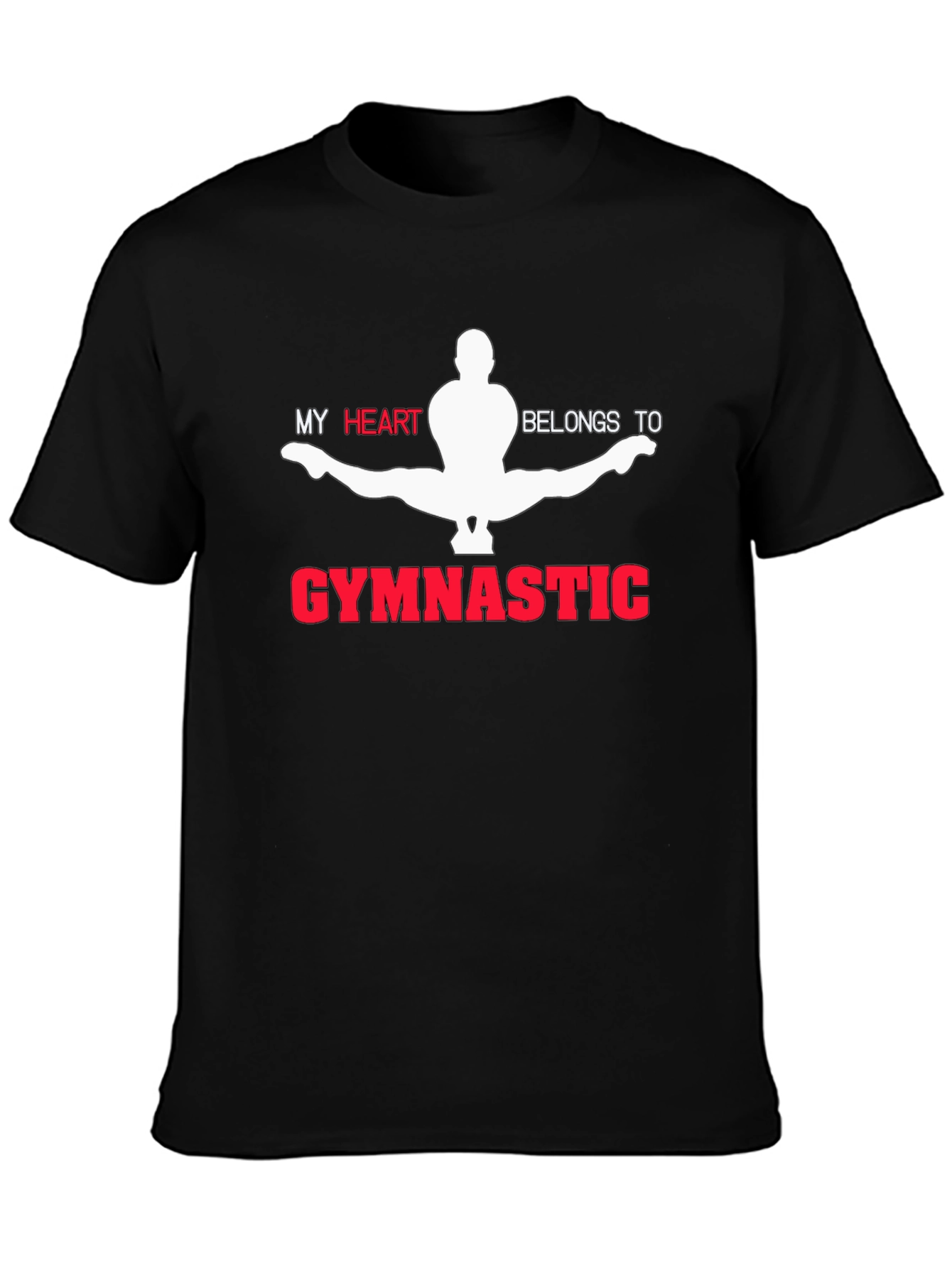 Gymnastic Heart T-Shirt - Perfect for Gymnastics Lovers