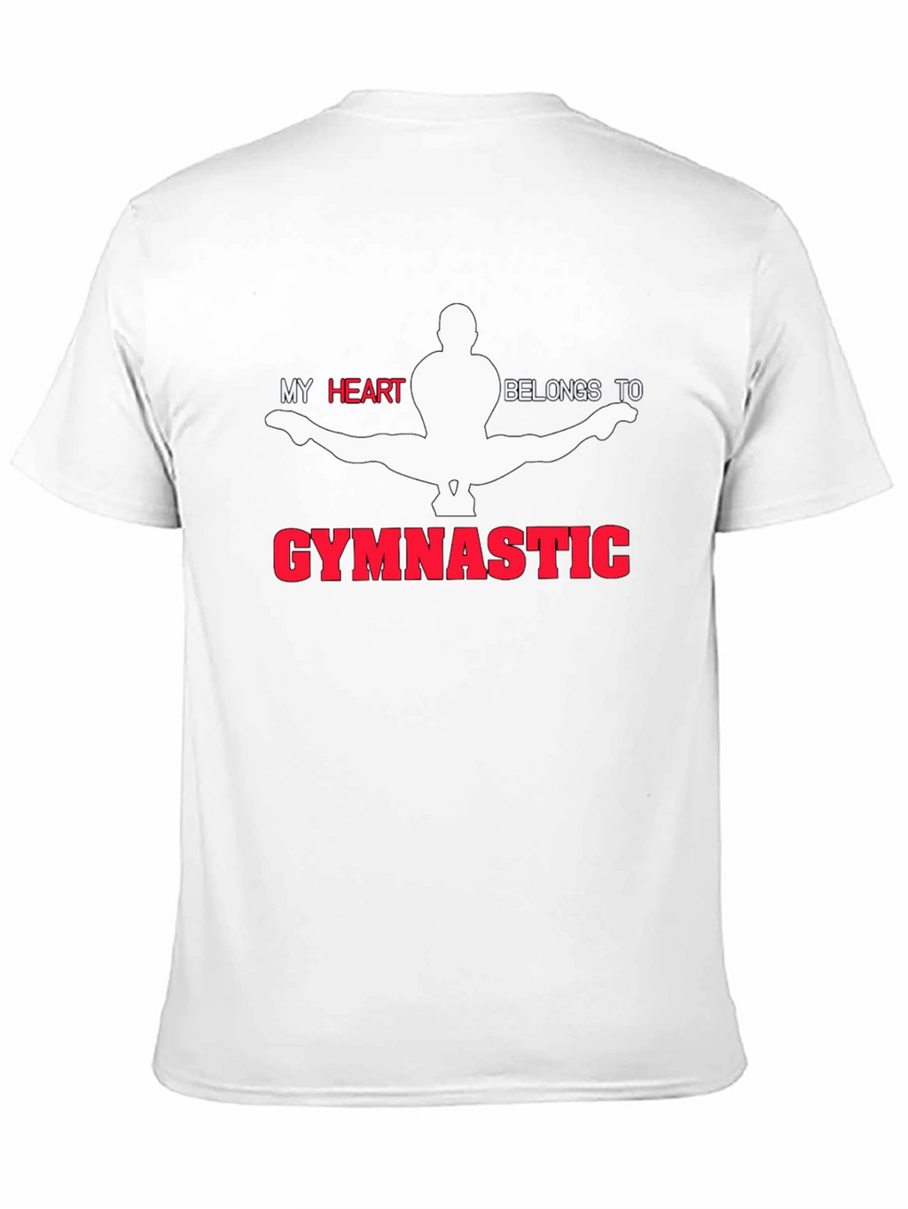 Gymnastic Heart T-Shirt - Perfect for Gymnastics Lovers