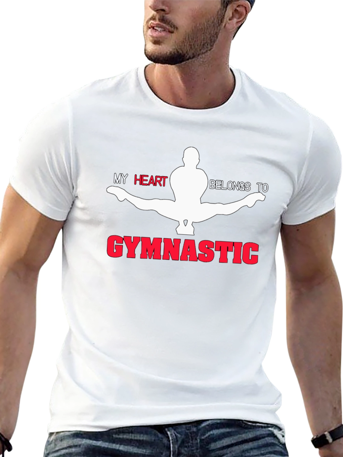 Gymnastic Heart T-Shirt - Perfect for Gymnastics Lovers