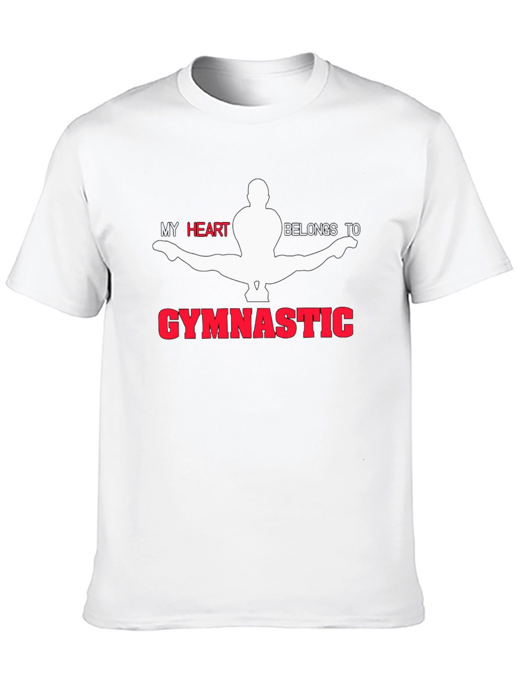 Gymnastic Heart T-Shirt - Perfect for Gymnastics Lovers