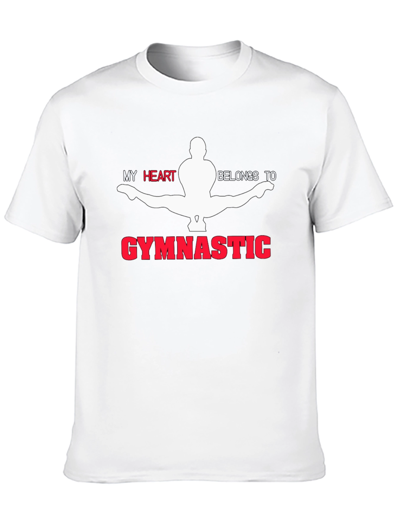 Gymnastic Heart T-Shirt - Perfect for Gymnastics Lovers