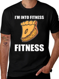 Fitness Pie T-Shirt - Im Into Fitness Funny Tee