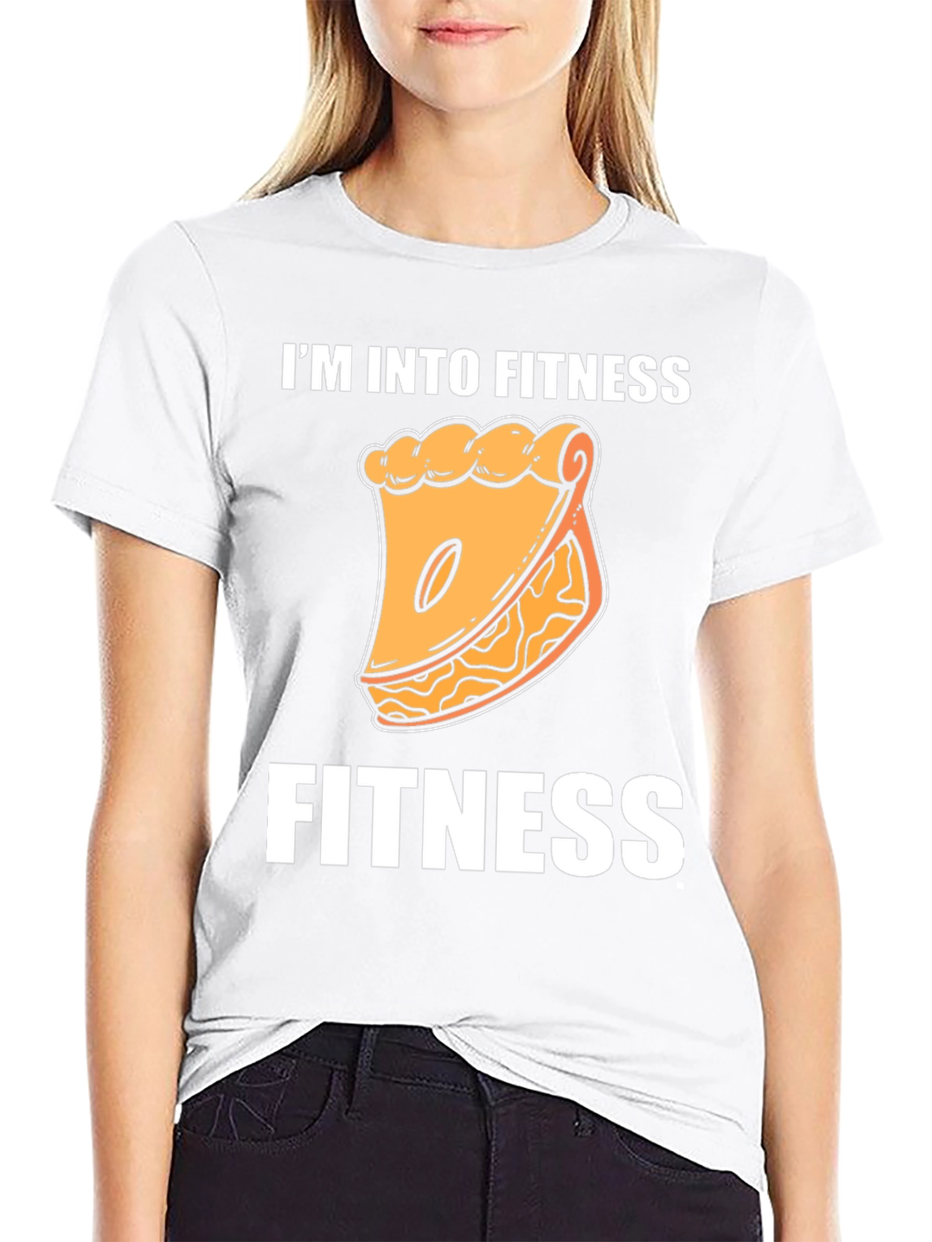 Fitness Pie T-Shirt - Im Into Fitness Funny Tee