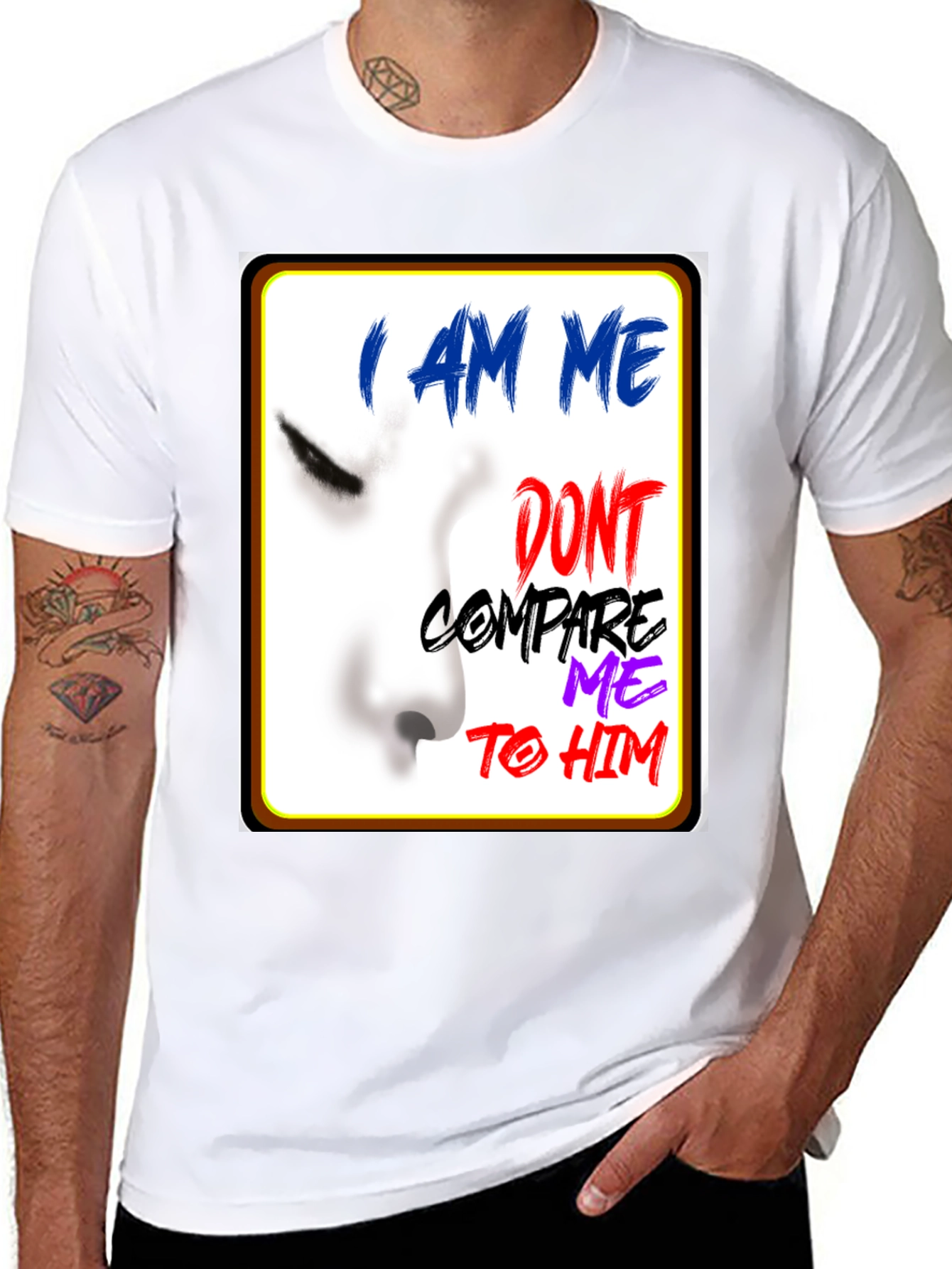 I Am Me Graphic T-Shirt - Unique Expression