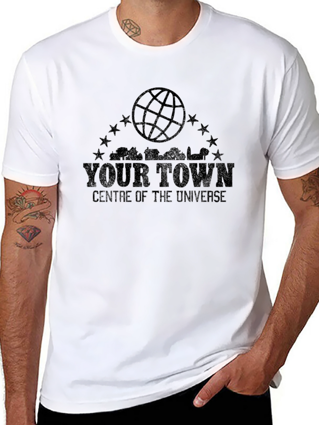 Your Town Centre of the Universe Graphic Tee