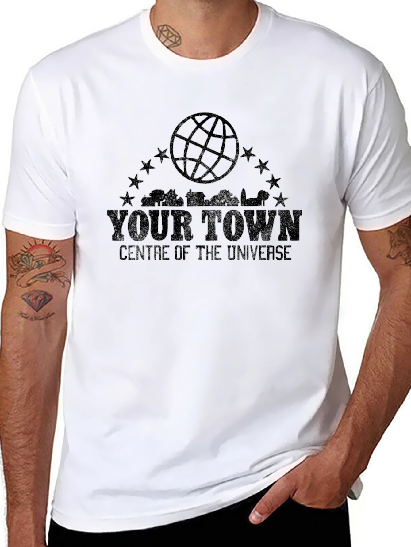 Your Town Centre of the Universe Graphic Tee