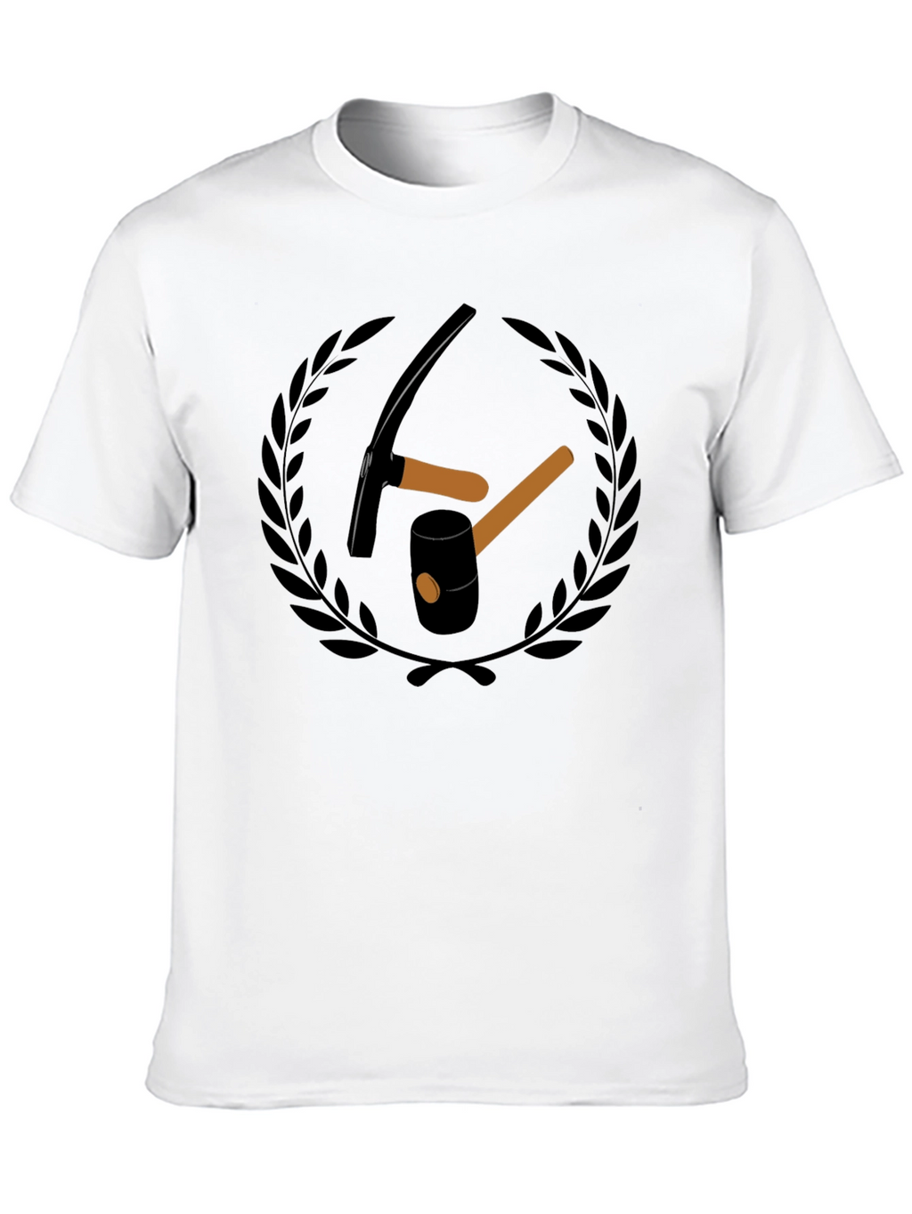 Mining Tools Graphic Tee - Black Cotton T-Shirt