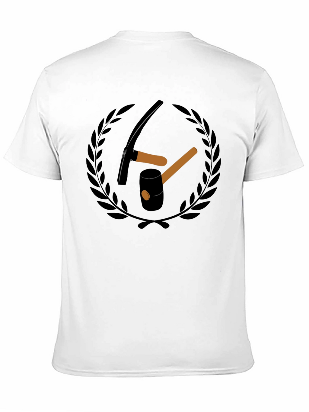 Mining Tools Graphic Tee - Black Cotton T-Shirt