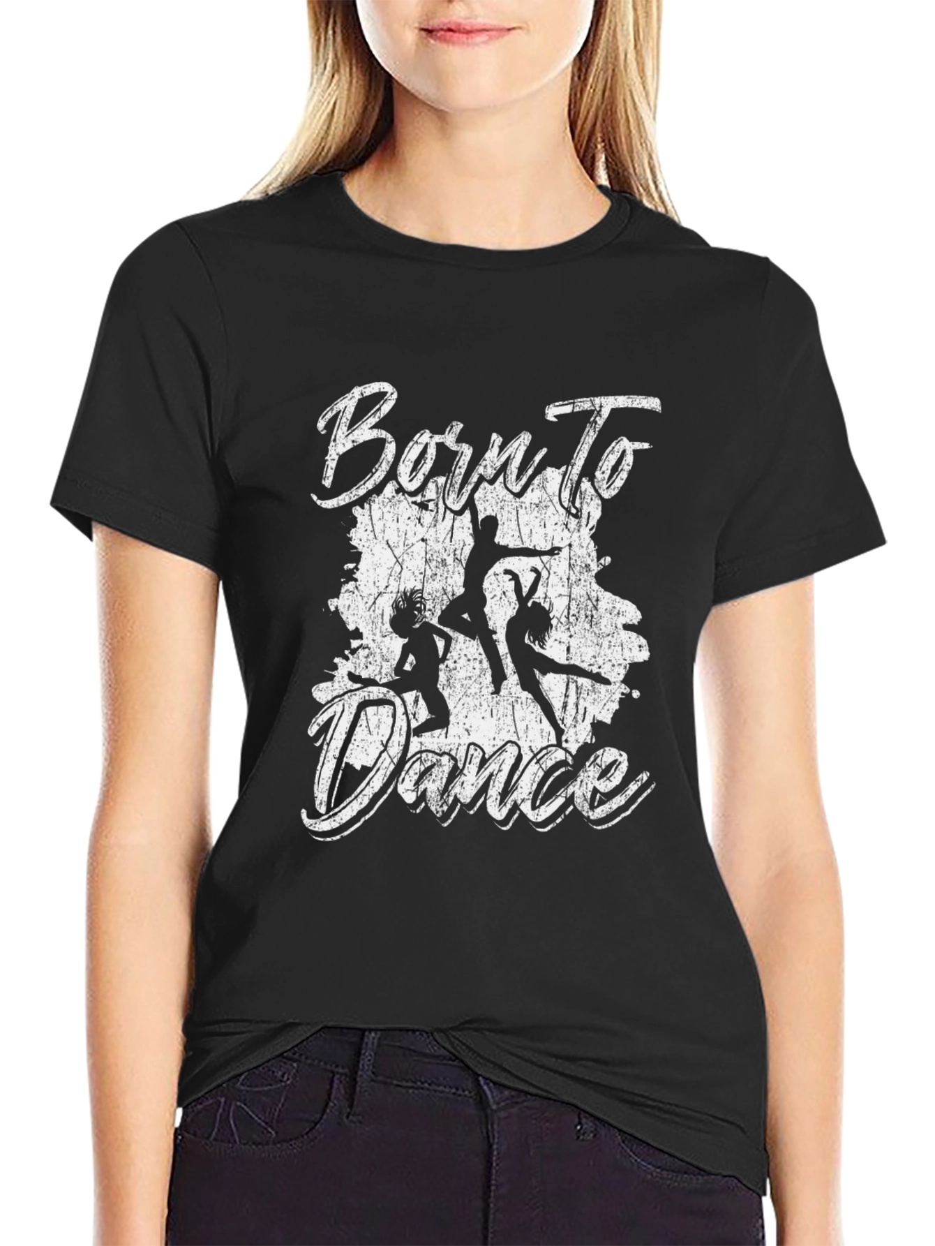 Born To Dance Graphic Tee - Stylish Dancer T-Shirt
