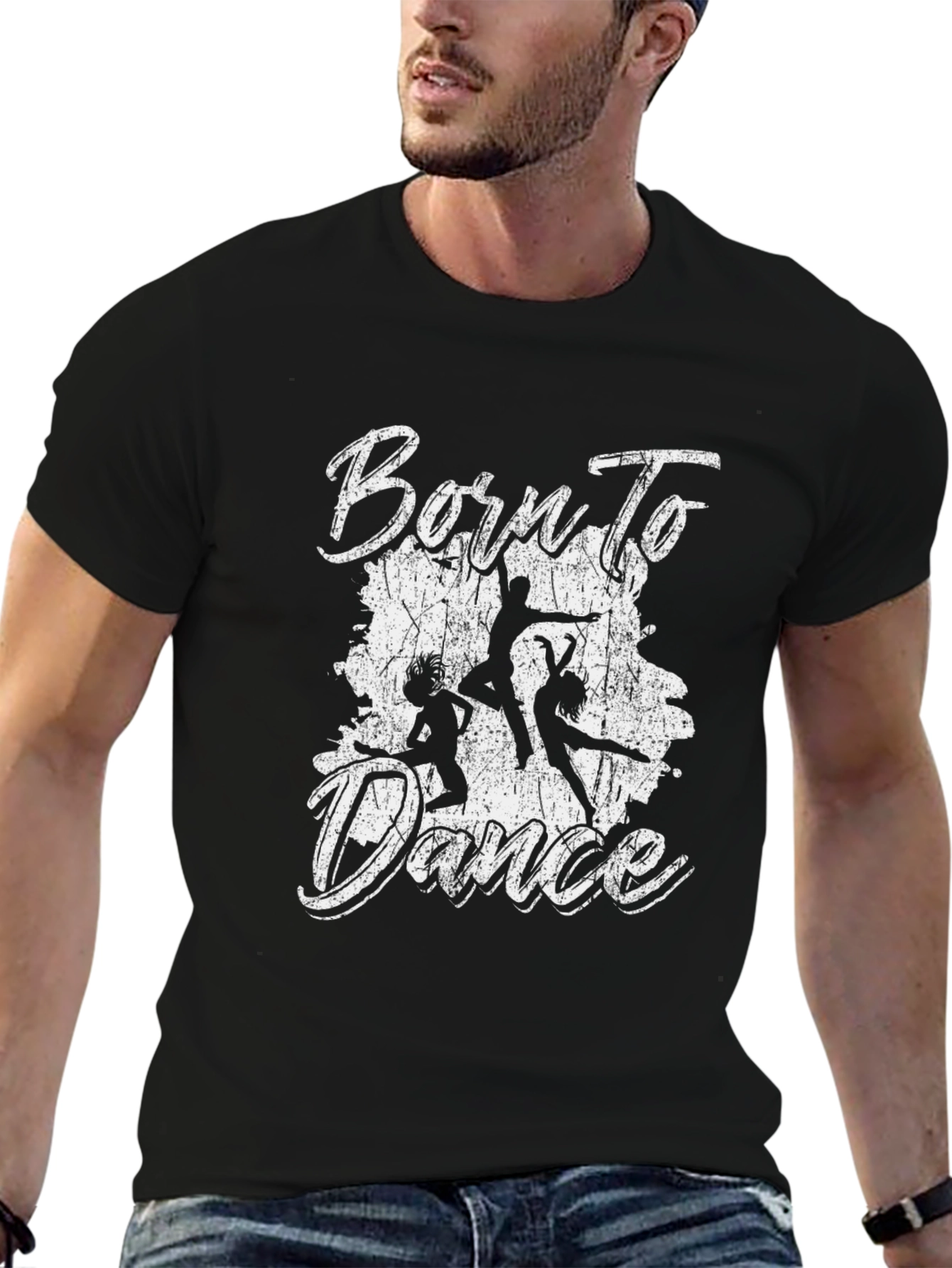 Born To Dance Graphic Tee - Stylish Dancer T-Shirt