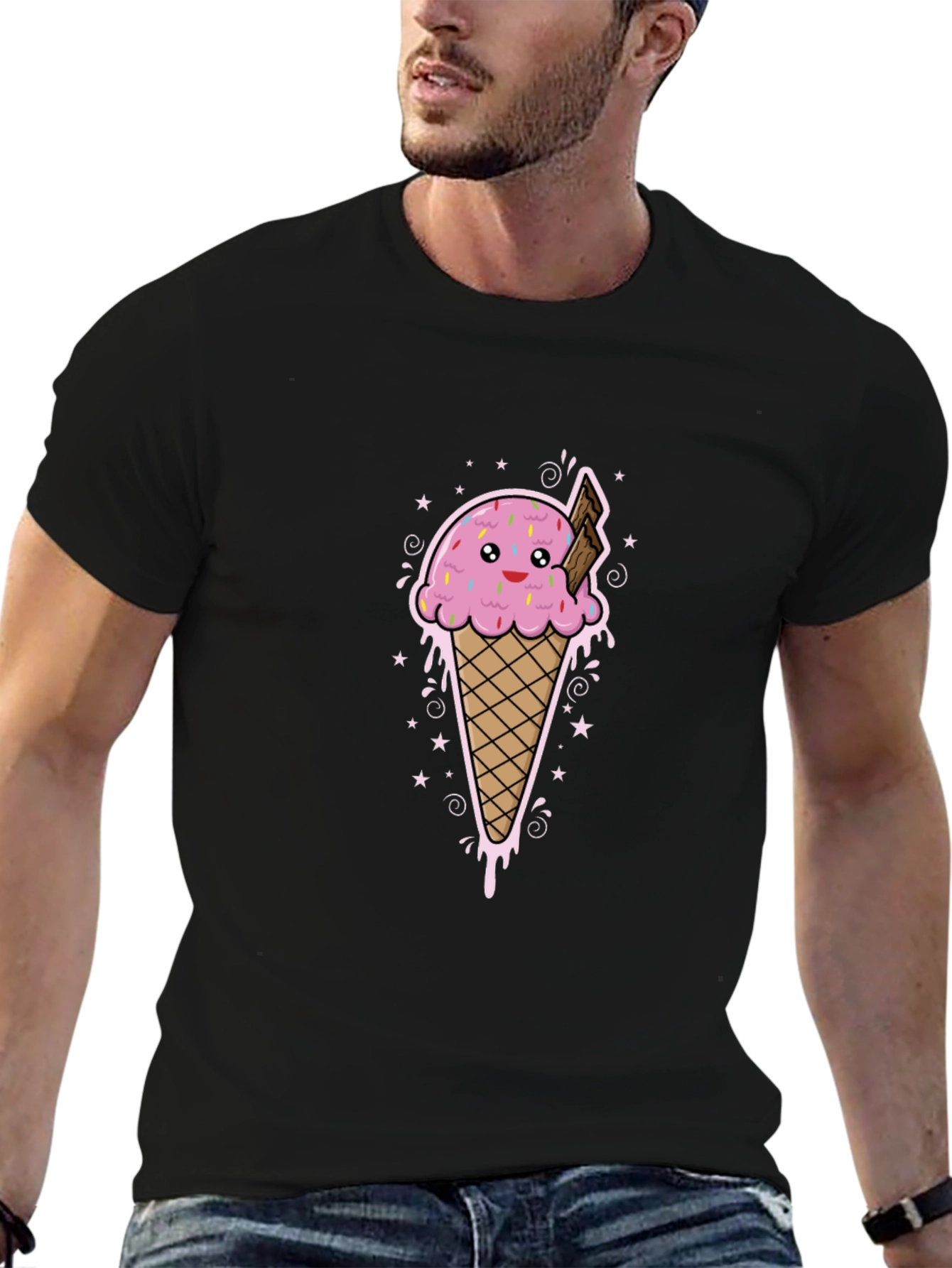 Ice Cream Graphic Tee - Sweet Style