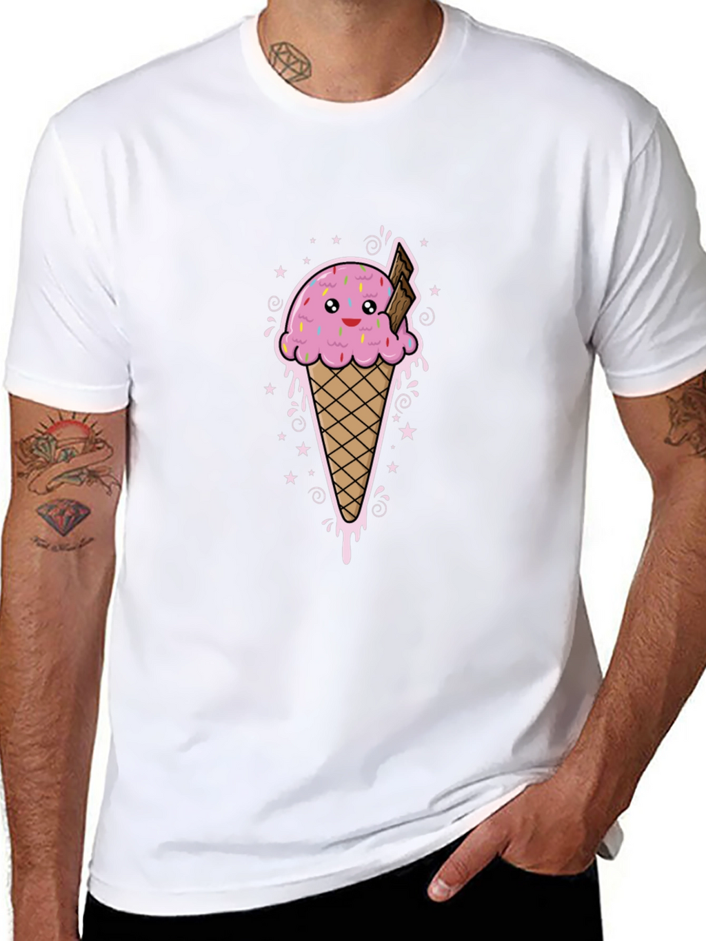 Ice Cream Graphic Tee - Sweet Style