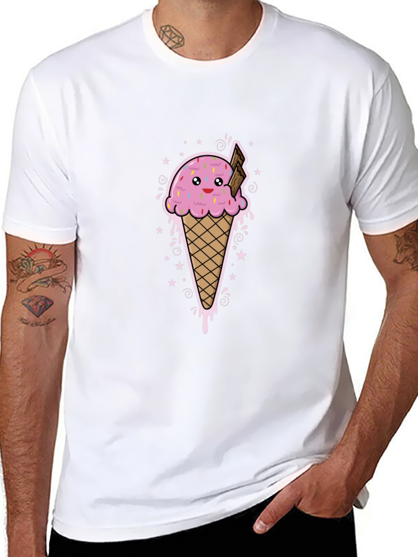Ice Cream Graphic Tee - Sweet Style