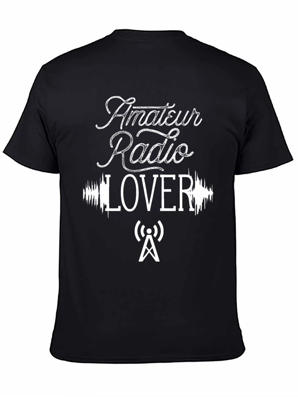Amateur Radio Lover Black T-Shirt