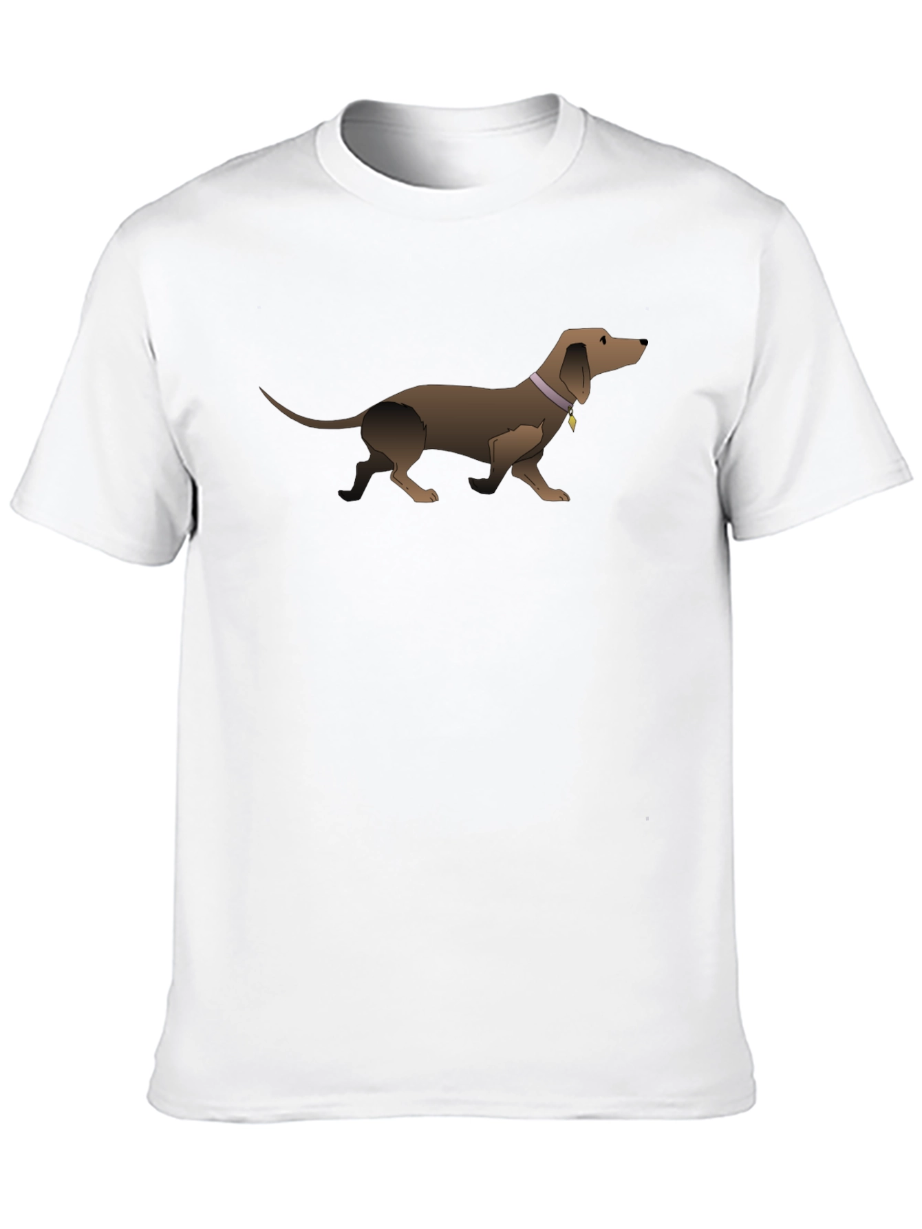 Dachshund Graphic Tee - Black Unisex T-Shirt