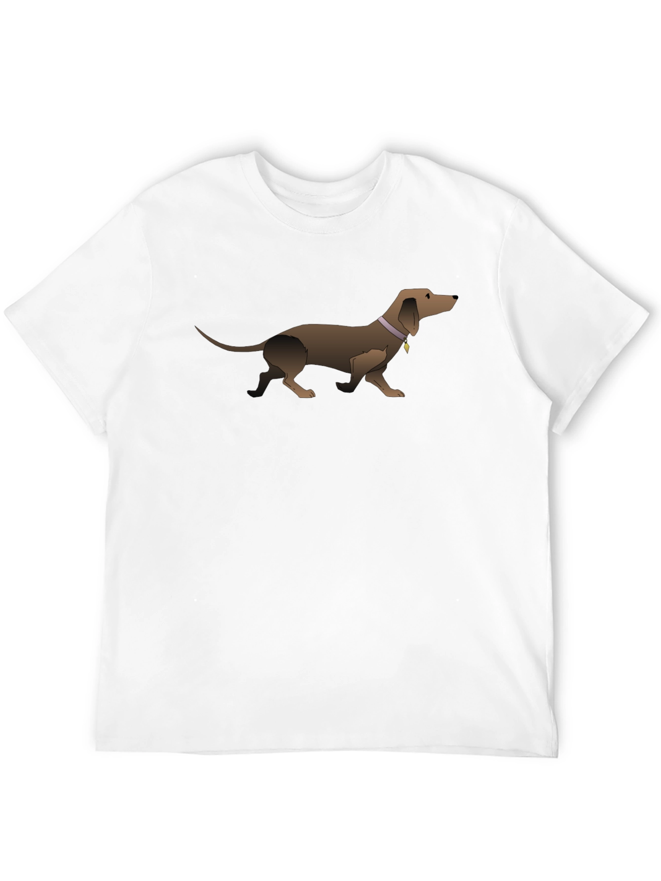 Dachshund Graphic Tee - Black Unisex T-Shirt