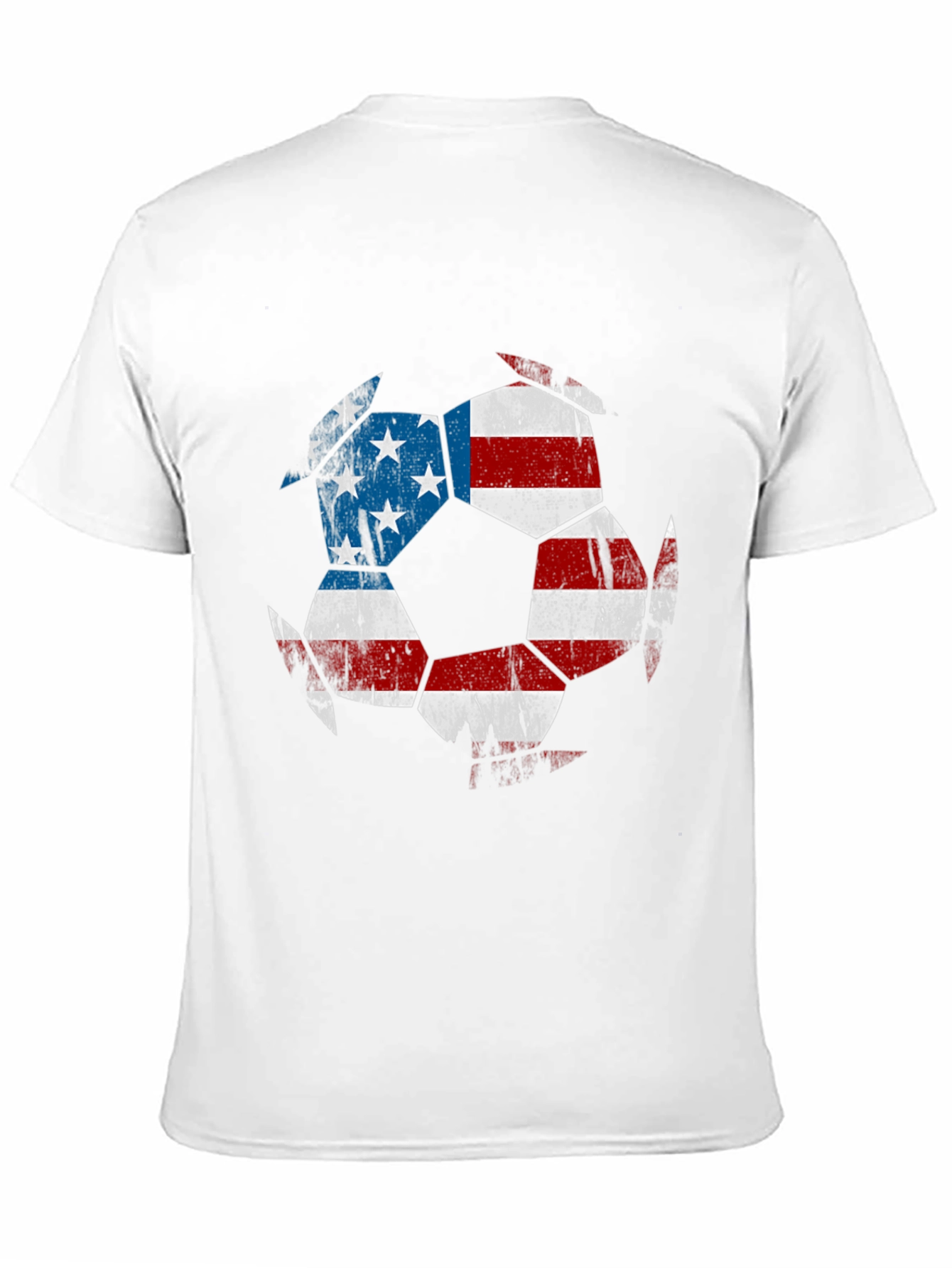 USA Flag Soccer Ball T-Shirt