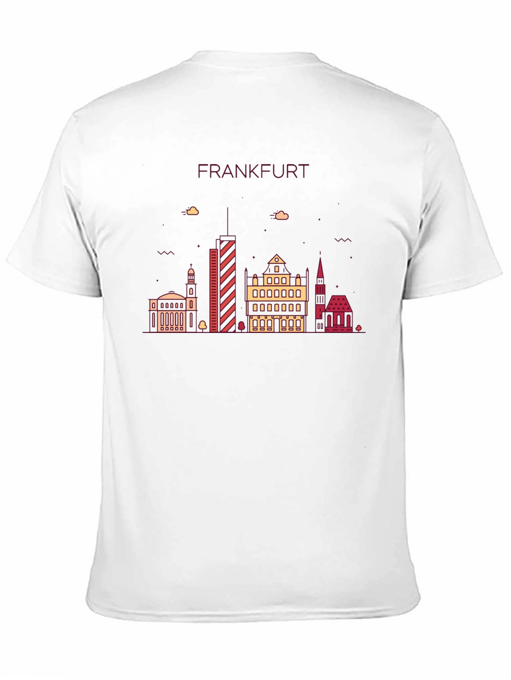 Frankfurt Skyline Graphic Tee - Stylish Cityscape T-Shirt