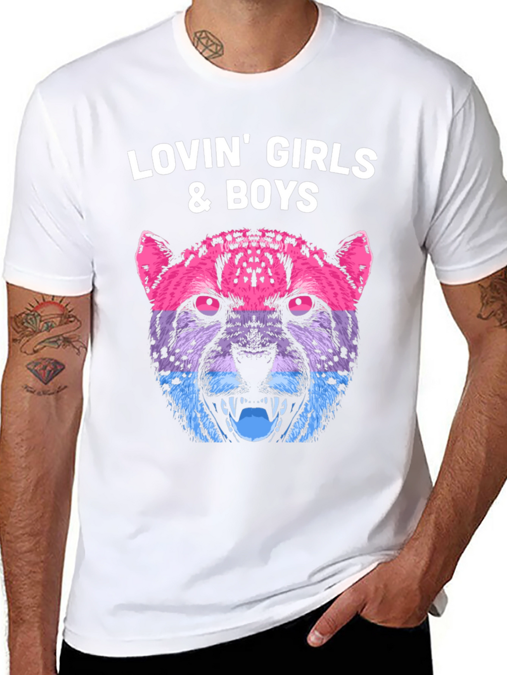 Lovin All Cheetah Graphic Tee - Unisex Black T-Shirt