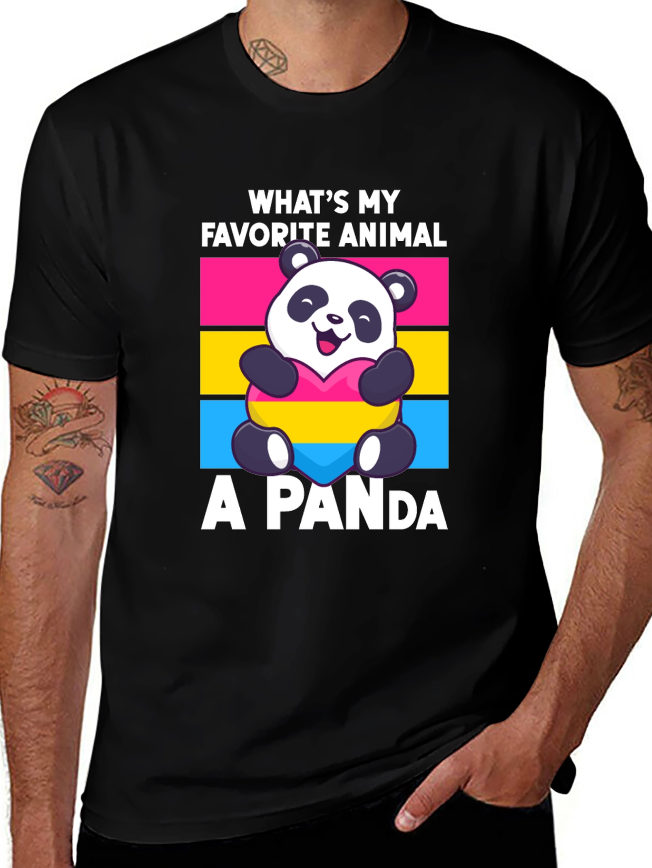 Panda T-Shirt - Whats My Favorite Animal